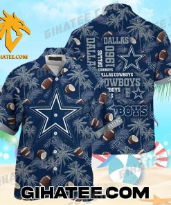 2024 Dallas Cowboys 1960 Hawaiian Shirt And Shorts Beach