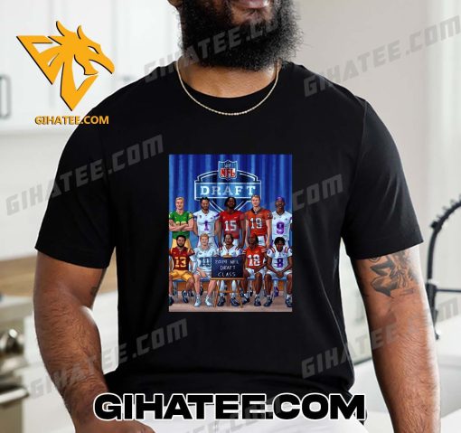 2024 NFL Draft Class T-Shirt With New Design