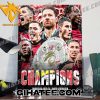 Bayer Leverkusen are Bundesliga Champions for the first time in their history Poster Canvas