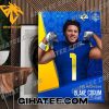 Blake Corum Los Angeles Rams 2024 NFL Draft Poster Canvas