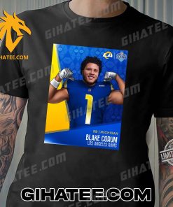Blake Corum Los Angeles Rams 2024 NFL Draft T-Shirt