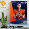 Bo Nix Denver  Broncos 2024 NFL Draft Poster Canvas