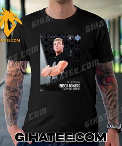 Brock Bowers Las Vegas Raiders 2024 NFL Draft T-Shirt