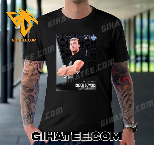 Brock Bowers Las Vegas Raiders 2024 NFL Draft T-Shirt