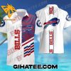 Buffalo Bills Logo Text Pattern Hawaiian Shirt