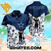 Cartoon Black Cat Dallas Cowboys Tropical Forest Shirt And Shorts Beach Gift For True Fans