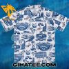 Characteristic Symbols Of Dodgers Pattern Hawaiian Shirt and Shorts