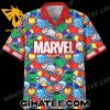 Characters Marvel Chibi Style Hawaiian Shirt And Beach Shorts