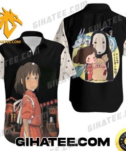 Chihiro Ogino Studio Ghibli No Face For Anime Fan Anime Hawaiian Shirt And Shorts Combo