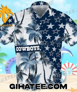 Coconut Island Mix Star Dallas Cowboys Hawaiian Shirt And Shorts Beach