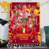 Congrats AS Roma Women Champs 2024 Italian Champions Once Again Poster Canvas