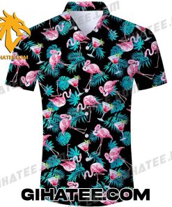Flamingo Cocktail Tropical Flamingo Hawaiian Shirt And Shorts Set