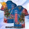 Funny Surfing Tiki Dodgers Hawaiian Shirt and Shorts Gift For True Fans