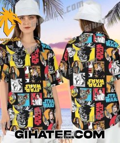 Happy Star Wars Day Comic Style Hawaiian Shirt And Shorts