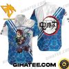 Kimetsu No Yaiba Anime Kamado Tanjiro Anime Hawaiian Shirt Shorts