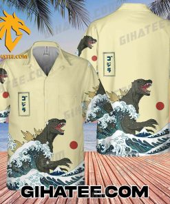 King Of Monster Godzilla Japanese Hawaiian Shirt And Shorts Set