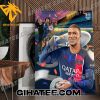 Kylian Mbappe PSG Are Ligue 1 Champions Again 2024 Poster Canvas