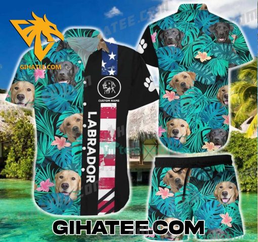 Labrador Tropical Forest Dog Hawaiian Shirt Sets Gift For Lover Dog