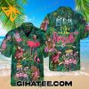 Life Is Better At The Beach King Kong And Flamingo Hawaiian Shirt Set