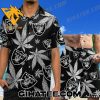 Marijuana Leaves Raiders Hawaiian Shirt And Shorts Set