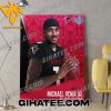 Michael Penix Jr Atlanta Falcons 2024 NFL Draft Poster Canvas