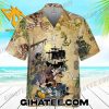 Mickey And Donald And Goofy Cosplay Pirates of the Caribbean Disney Hawaiian Shirt