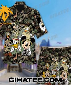 Mickey Mouse And Friends Animal Kingdom Hawaiian Shirt Shorts