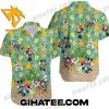 Mickey Mouse And Friends Surfing Tropical Forest Pineapple Hawaiian Shirts And Shorts Matching