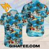 Mickey Mouse Surfs Waves Hawaiian Shirt And Shorts Set Summer Beach