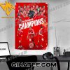 Parkgate Football NCEL Division One Champions 2024 Poster Canvas