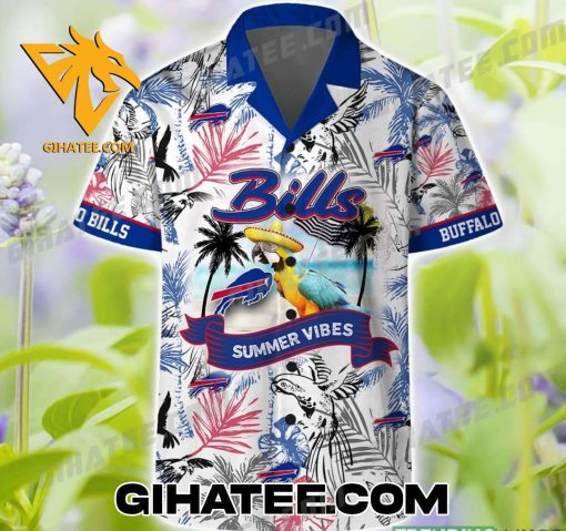 Parrot Aloha Buffalo Bills Summer Vibes Hawaiian Shirt And Shorts