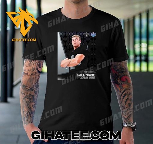 Quality 2024 NFL Draft Te Georgia Brock Bowers Las Vegas Raiders T-Shirt