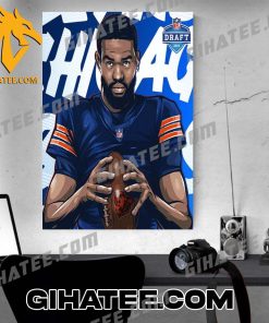 Quality Caleb Williams Join The Windy City With Pick 1 Round 1 NFL Draft 2024 By Chicago Bears Poster Canvas