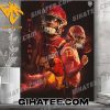 Quality Chicago Bears Pick Caleb Williams With Pick 1 Round 1 NFL Playoffs 2024 Poster Canvas