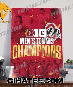 Quality Ohio State M Tennis Big Men’s Tennis Champions Poster Canvas