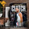 The 2023 – 2024 Kia NBA Clutch Player of the Year is Stephen Curry Poster Canvas