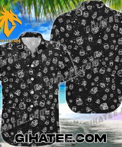 Unique Star Wars Pattern Hawaiian Shirt And Shorts