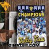 Valley View Blazer Baseball Champions 2024 5A East Championship Poster Canvas