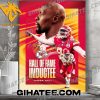 Welcome to the Chiefs Ring of Honor Tamba Hali Hall Of Fame Inductee 2024 Poster Canvas