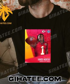 Xavier Worthy Kansas City Chiefs 2024 NFL Draft T-Shirt