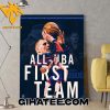 2024 All NBA First Team Nikola Jokic Denver Nuggets Poster Canvas