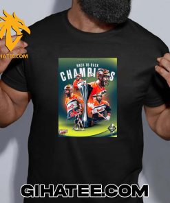 2024 Buffalo Bandits Back To Back Champions Official T-Shirt