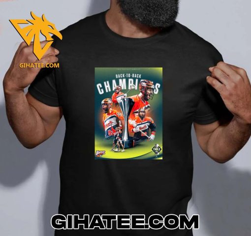 2024 Buffalo Bandits Back To Back Champions Official T-Shirt