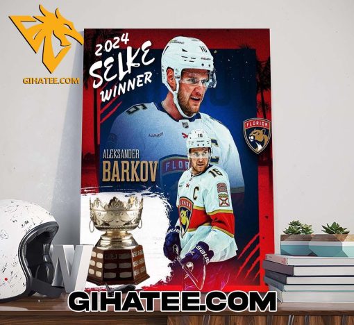 Aleksander Barkov wins his 2nd career Selke Trophy Poster Canvas