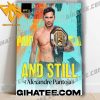 Alexandre Pantoja remains the UFC Flyweight Champion 2024 Poster Canvas