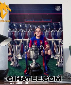Alexia Putellas is the most decorated player in Barça Femení history with 29 titles Poster Canvas