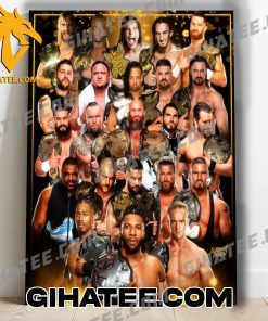 All WWE NXT Champions Poster Canvas