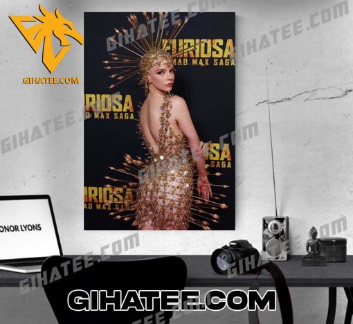 Anya Taylor-Joy at the FURIOSA Poster Canvas