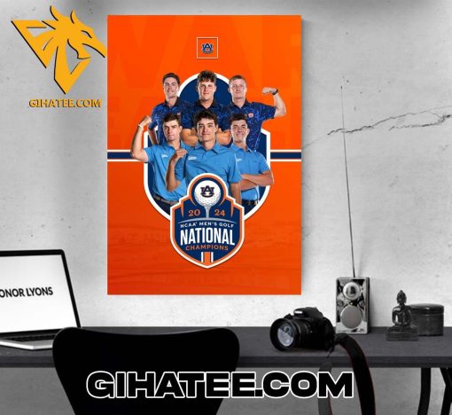 Auburn Tigers are NCAA Champions 2024 Poster Canvas