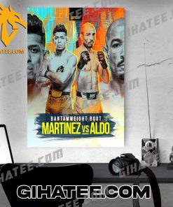 Bantamweight Bout Jonathan Martinez Vs Jose Aldo At UFC 301 Poster Canvas